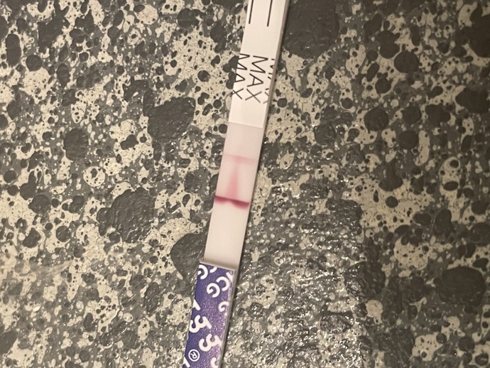 Does this pregnancy test look positive?