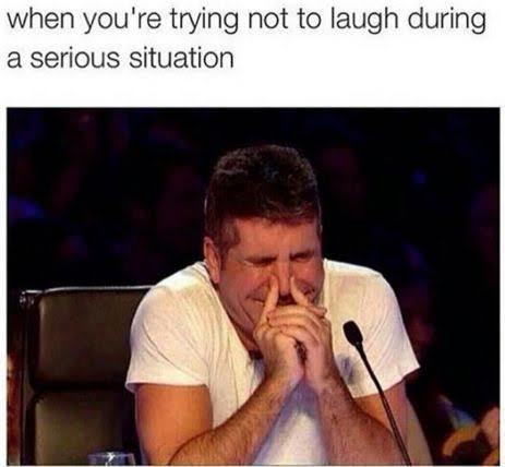 If a random person threw a tomato and hit your partner on the head with it would you laugh?