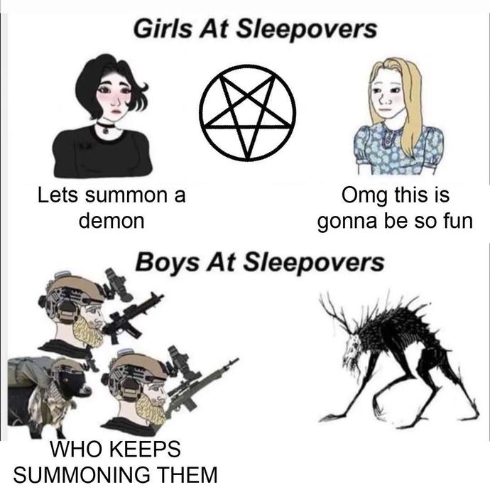 What did you like to do when you had sleepovers with your friends?