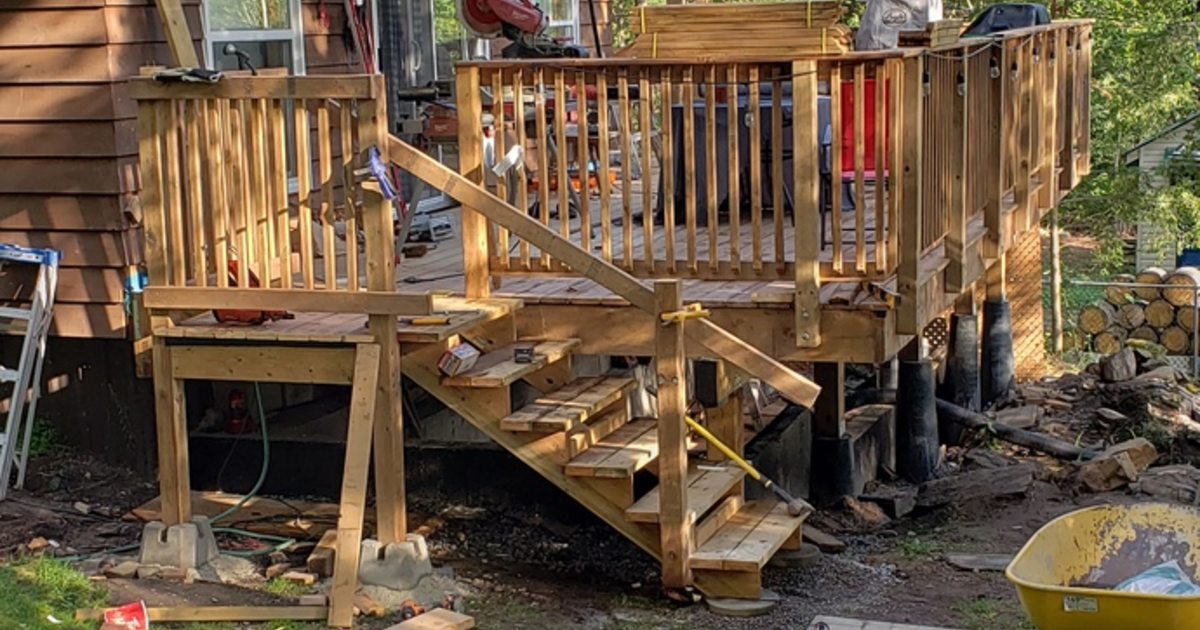 Does my deck I built look good? GirlsAskGuys