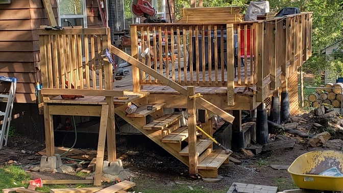 Does my deck I built look good?