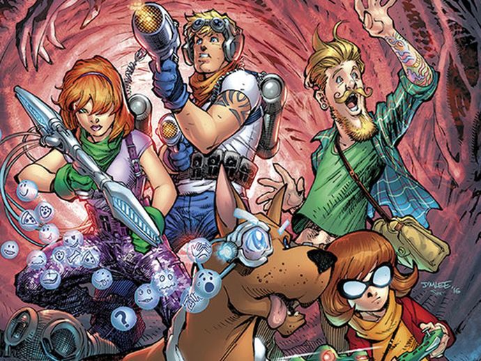 Midget Lesbian Velma (bottom right)