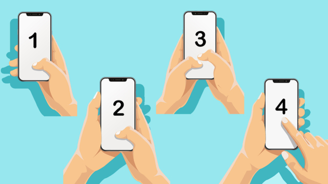 How do you hold your phone?
