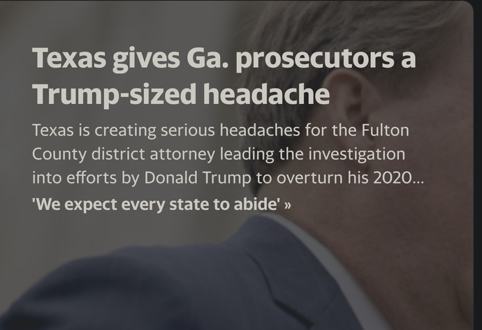 So now red states are refusing to honor subpoenas for Trump Probes?