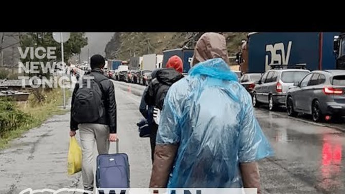 Why are Russian men running away from the war?