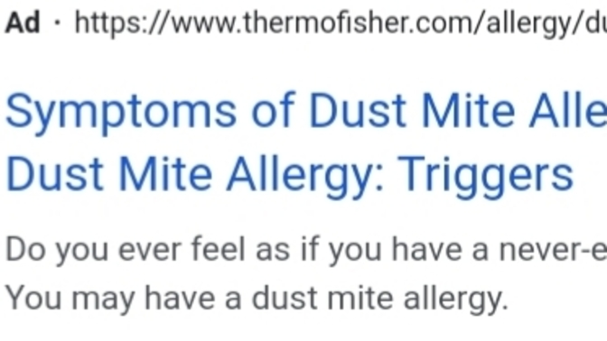 What things cause dust mites an what effects do they have on our health?