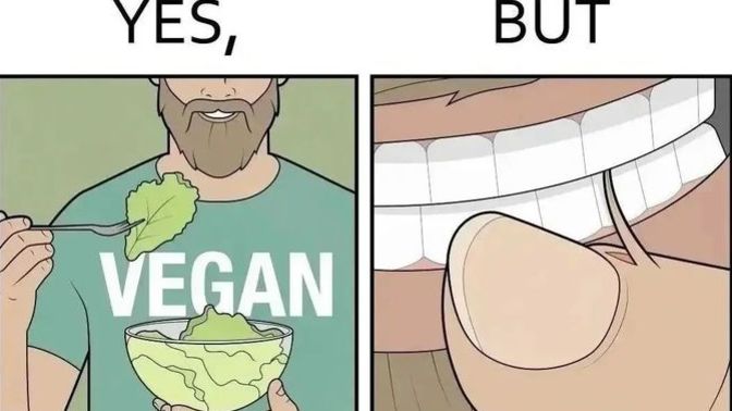Do vegans bite their nails?
