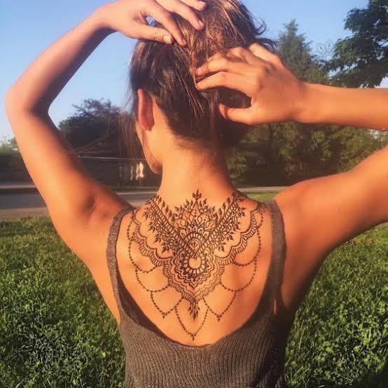 I like india tattoo on women very much