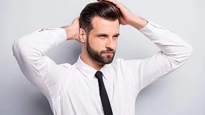 Guys: What does it mean when a guy touches his hair when he sees you?