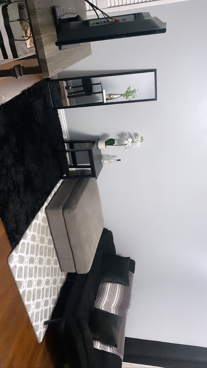 POLL Does my living room look nice? What color rug should I buy