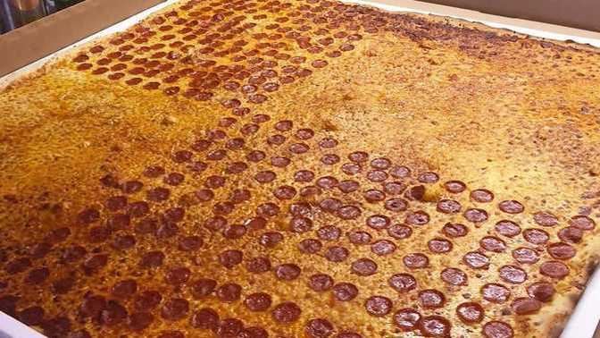 If you could, would you order the world's largest sellable pizza?