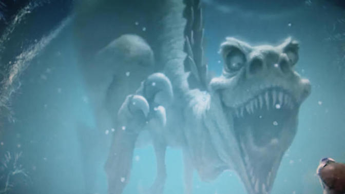 How would you react if archeologist discovered a frozen dinosaur buried underneath Antarctica's ice?