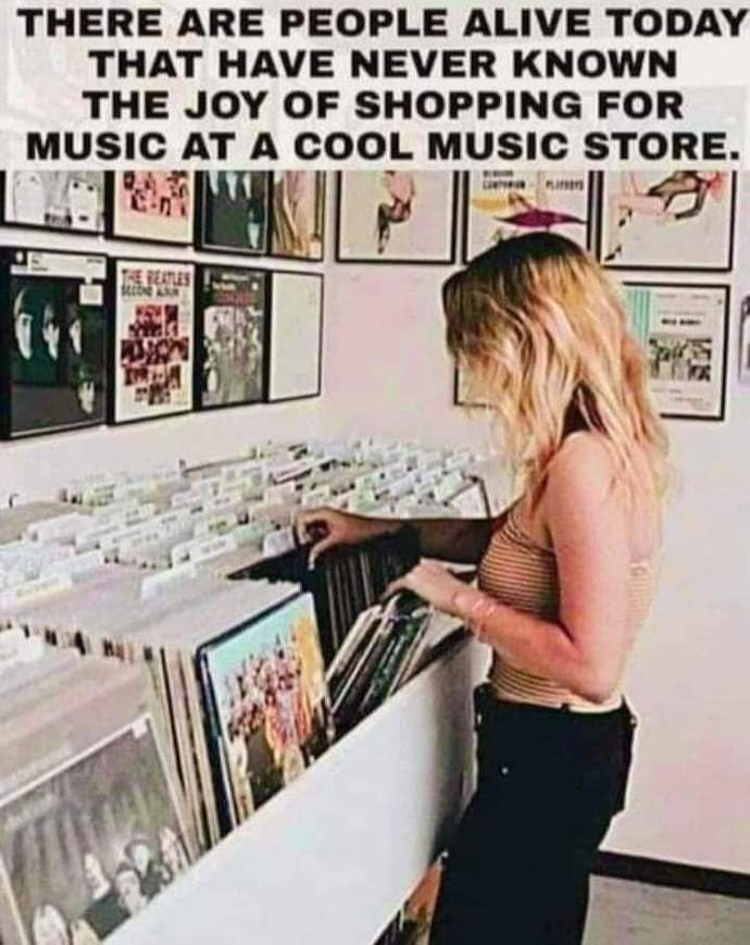 Do you have a local record store?