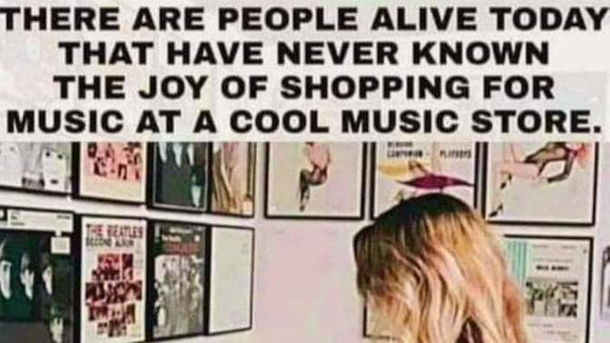 Do you have a local record store?
