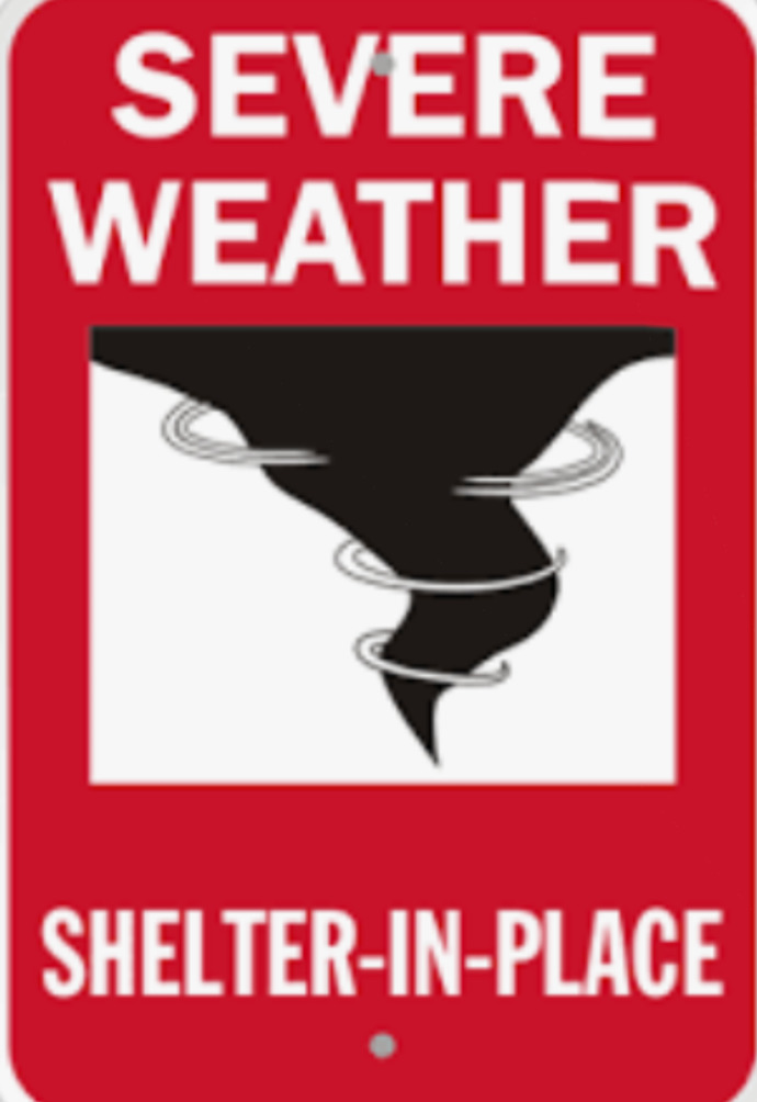Whens the last time you had to shelter in place due to severe weather and Where were you?