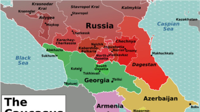 Are Georgia, Armenia and Azerbaijan in Europe or the Middle East?