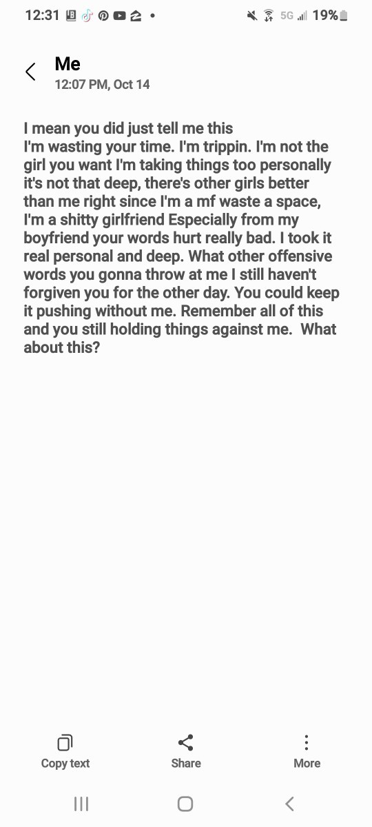 Guy relationship troubles?