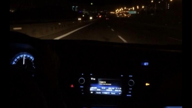 When driving at night, do you keep the car roof light on or off?