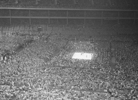How should a professional boxer reach out to draw power to be able to fill out a stadium?