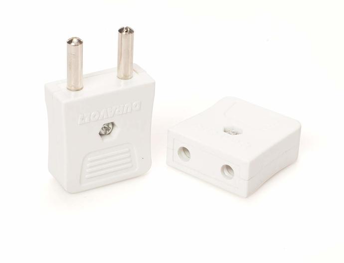 Male and female adapters.