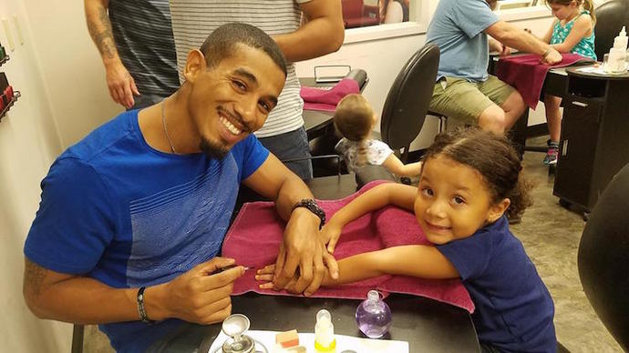 Men with daughters, did you ever let your daughters paint your finger nails?
