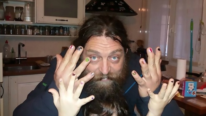 Men with daughters, did you ever let your daughters paint your finger nails?
