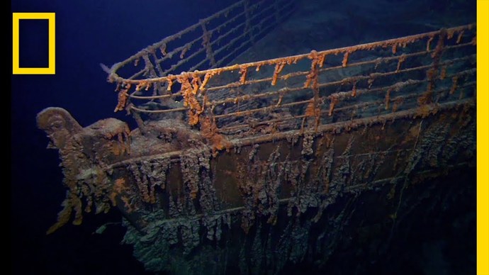 What year did the Titanic sink in the Atlantic Ocean on 15 April, on its maiden voyage from Southampton?