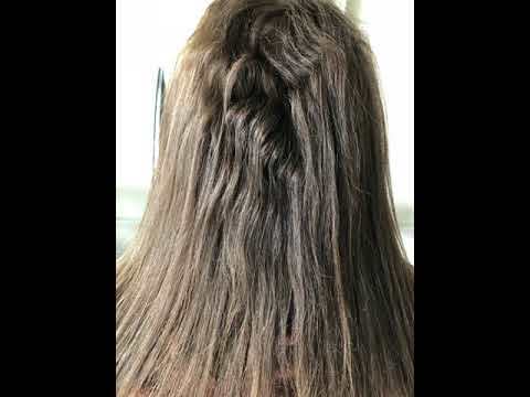 Any tips before straightening hair chemically?