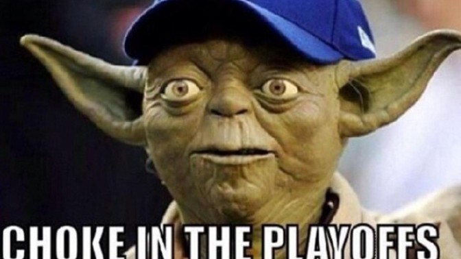 Why do the Dodgers always choke in the playoffs?