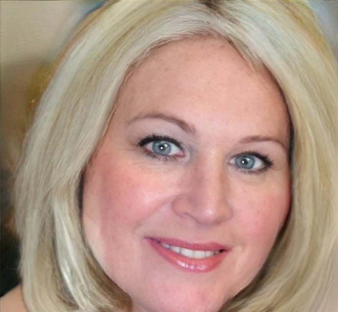 I Just got a match in tinder with this 48 aged woman? What do you think of her?