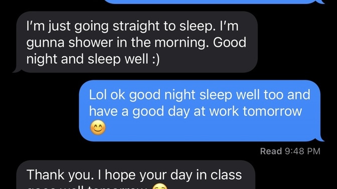 Do these texts make it sound like he likes me more than a friend?