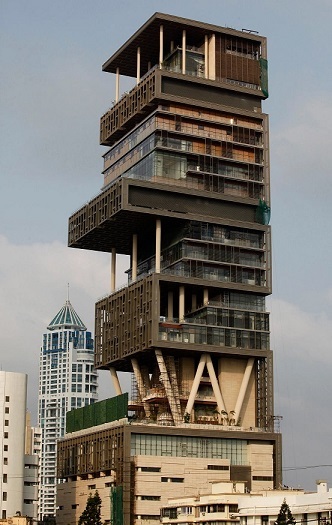 Antilia (Worlds most expensive private residence), Mumbai