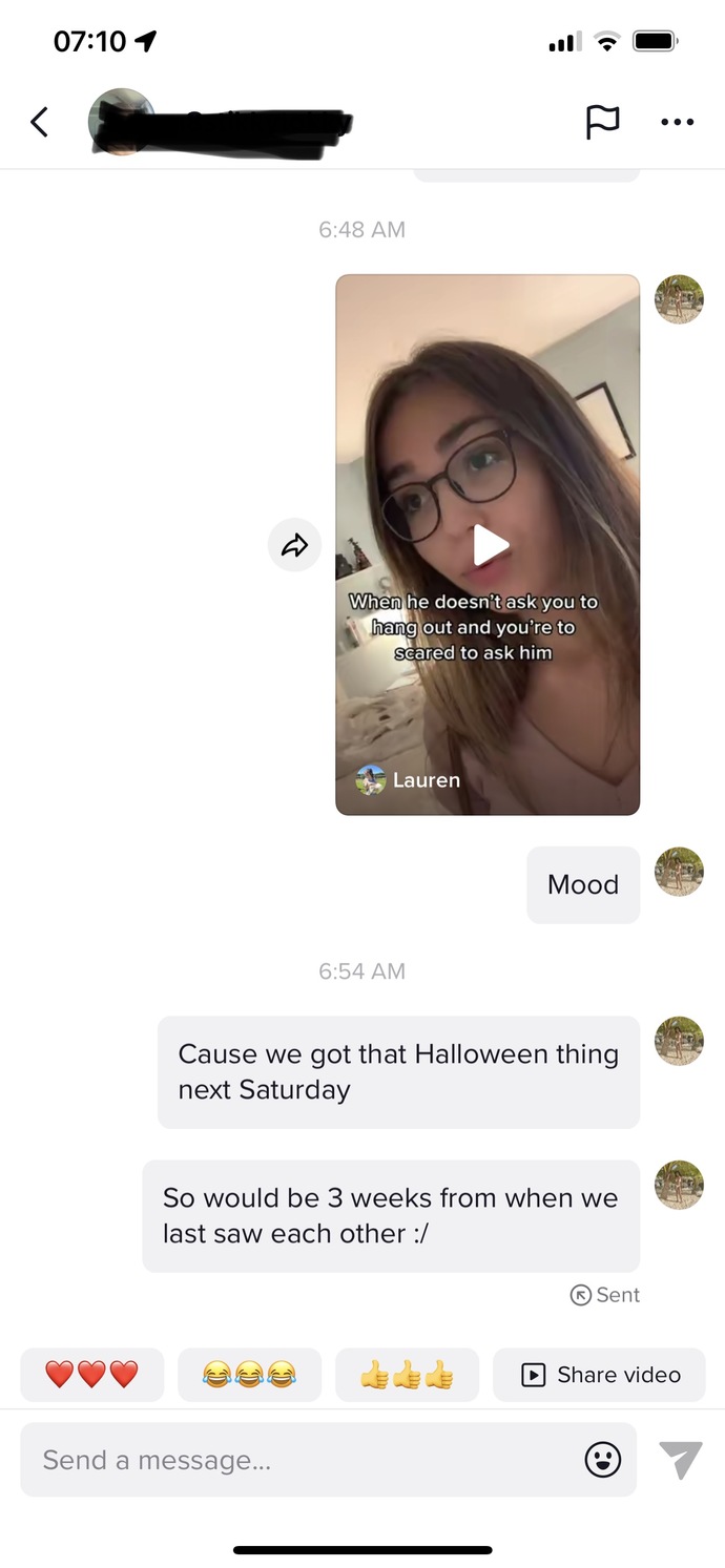 He hasn’t asked to meet up. We haven’t seen each other in 2 weeks. I try to hint but nothing?