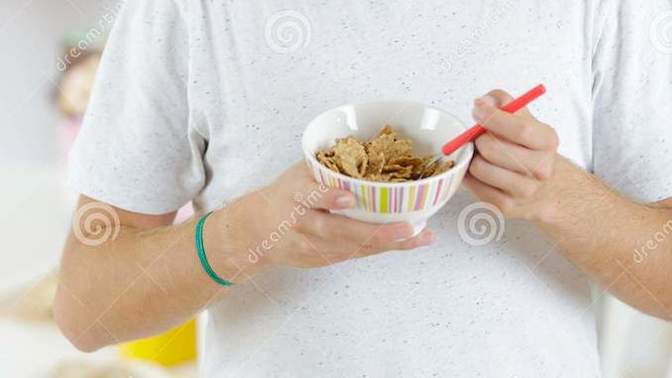 Do you ever walk around while eating a bowl of something?