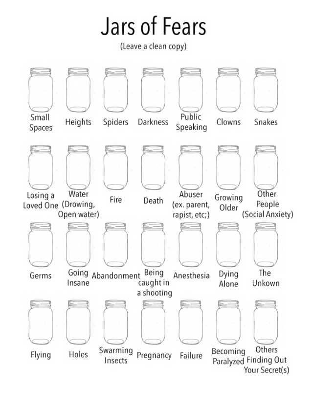 What would your Jar of fears be?