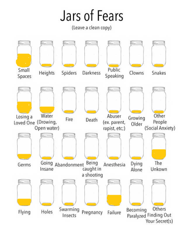 What would your "Jar of fears" be?