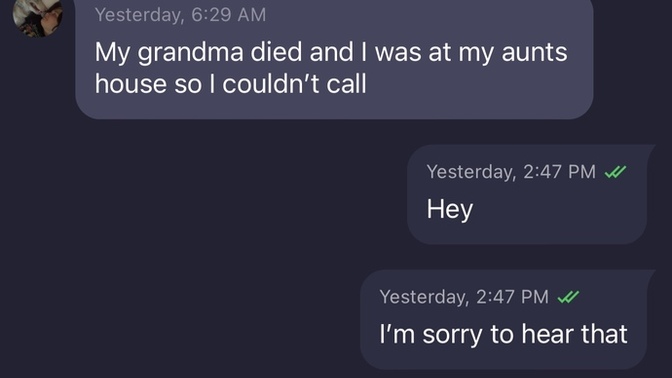 Is her being this insensitive a red flag?