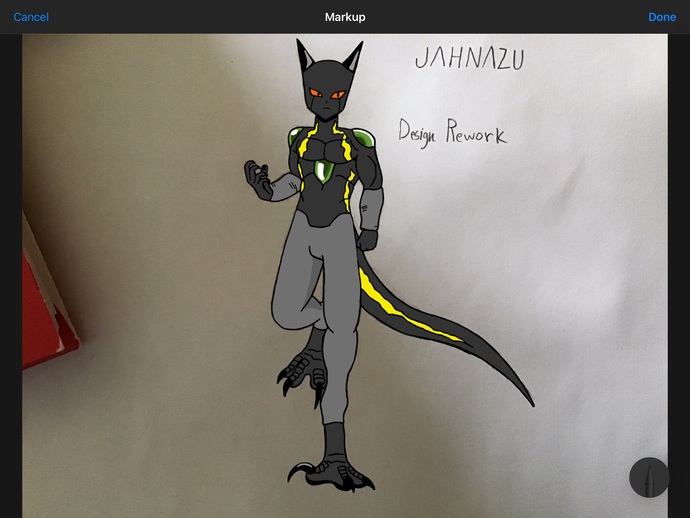 Default Form, nowhere near Bloofhoofur level at this state.