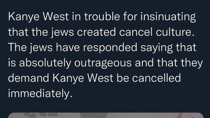 Kanye West. Why is the left singling him out for cancelling?
