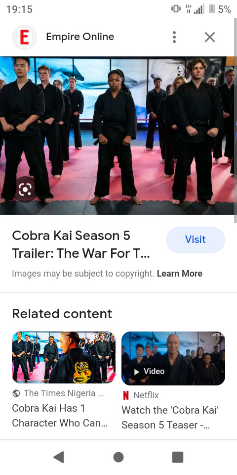 What were your thoughts on the Cobra Kai season 5 Cliff hanger?