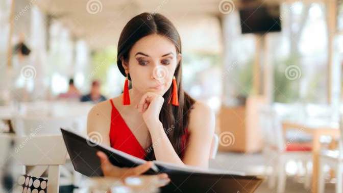 You ever gone to a restaurant and you just could NOT decide what to eat for awhile?