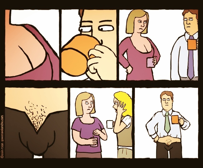 Why do men stare at a womans boobs while she's walking?