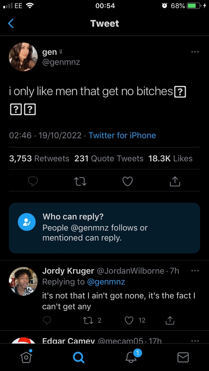 If you met a guy and he knew no women would you be surprised or think something of him girls?