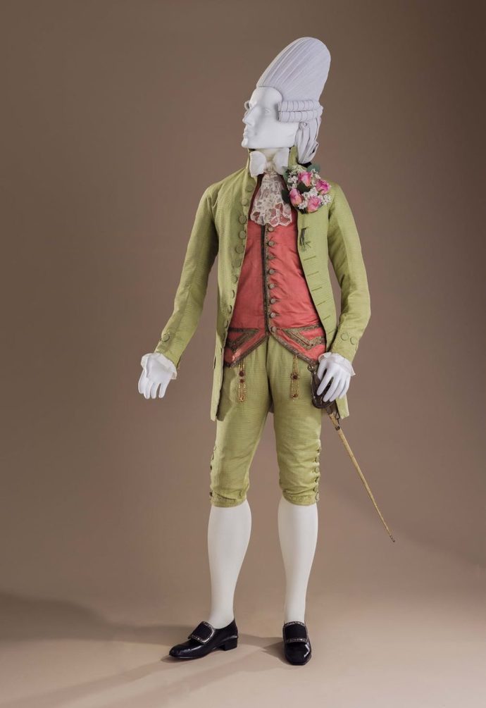 "Macaroni" outfit from Venice cir 1700