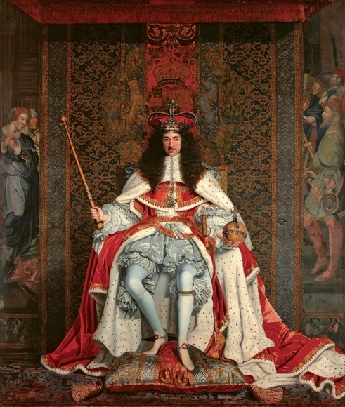 King Charles II was very particular about his courtiers being fashionable