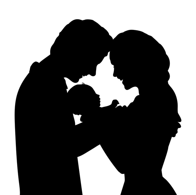 Does the child Primarily belong to the mother or the father?