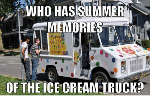Does anyone remember the ice cream man?