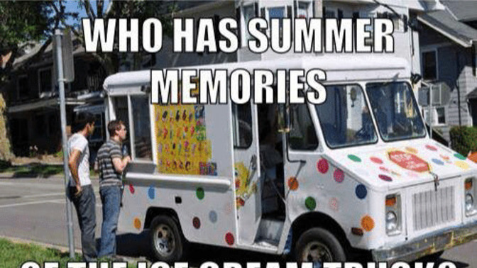 Does anyone remember the ice cream man?