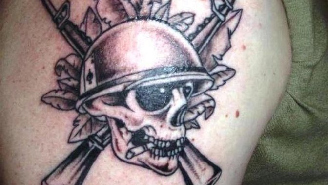 How to ask a tattoo artist to have a tattoo on your shoulder to be a clear tattoo with shadings around it to be exact in a picture?