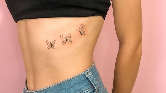 Just me or a lot of younger women with side rib tattoo's these days?